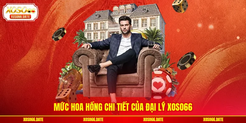 Mức hoa hồng chi tiết của đại lý XOSO66